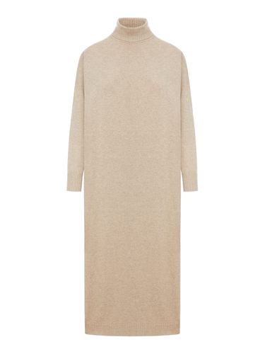 Cashmere Knit Dress With Mobile - Brunello Cucinelli - Modalova