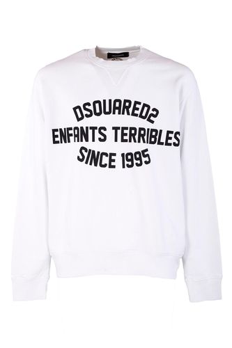 Logo Printed Crewneck Sweatshirt - Dsquared2 - Modalova