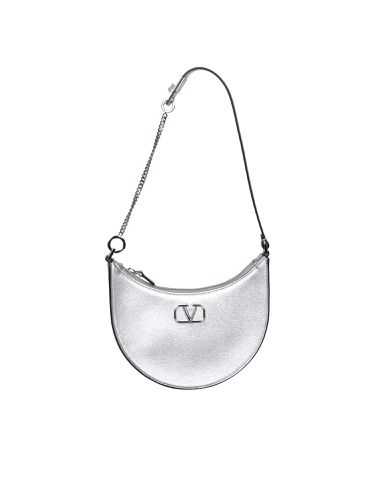 Hobo Vlogo Mini Silver Bag - Valentino - Modalova