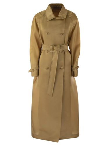 Double-breasted Belted Coat - Max Mara - Modalova