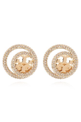 Double-ring Embellished Earrings - Tory Burch - Modalova