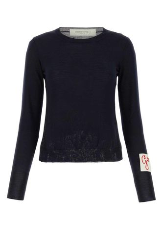 Golden Goose Logo Patch Knit Jumper - Golden Goose - Modalova