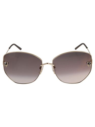 Butterfly Sunglasses - Cartier Eyewear - Modalova