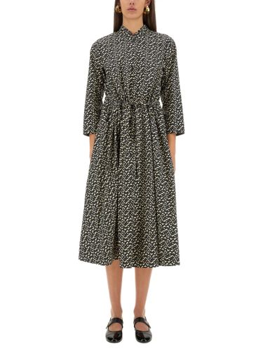 Printed Poplin Long Chemisier - Tory Burch - Modalova