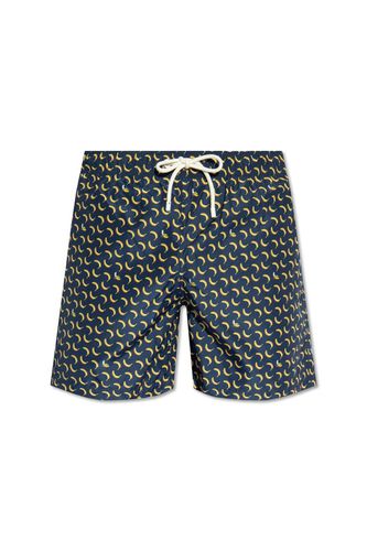 Banana-printed Drawstring Swim Shorts - Palm Angels - Modalova