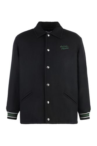 Maison Kitsuné Wool Bomber Jacket - Maison Kitsuné - Modalova