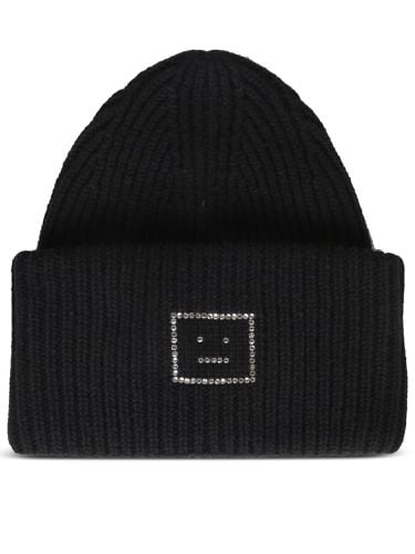 Acne Studios Black Beanie Hat - Acne Studios - Modalova