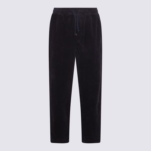 Dark Blue Cotton Blend Track Pants - Isabel Marant - Modalova