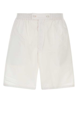 Light Pink Cotton Bermuda Shorts - Prada - Modalova