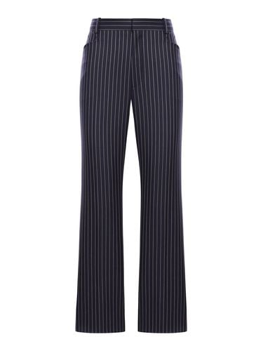 Tom Ford Striped Wool Trousers - Tom Ford - Modalova