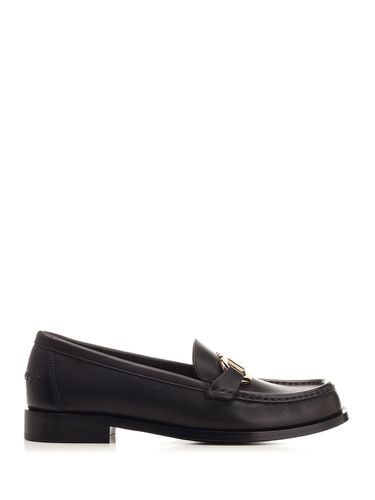 Ferragamo Black gancini Loafer - Ferragamo - Modalova