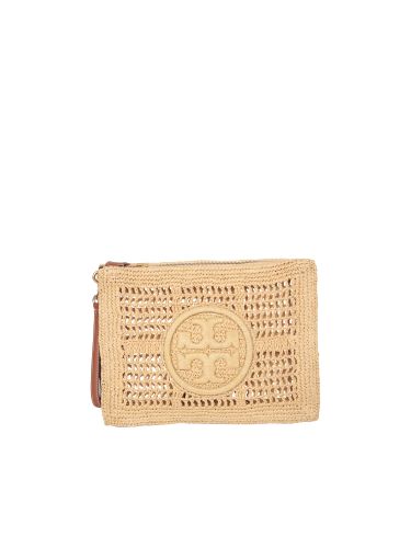 Ella Raffia Clutch Bag - Tory Burch - Modalova