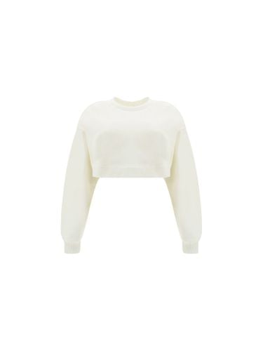 Cropped Corset Sweatshirt - Alexander McQueen - Modalova