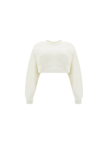 Cropped Corset Sweatshirt - Alexander McQueen - Modalova