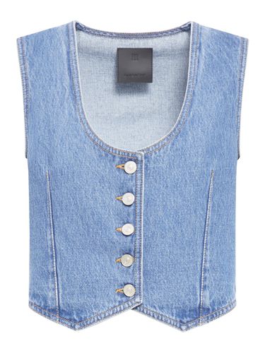 Givenchy Voyou Denim Waistcoat - Givenchy - Modalova