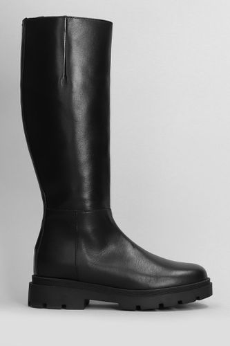 Low Heels Boots In Leather - Fabio Rusconi - Modalova