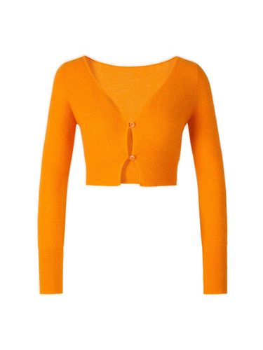 V-neck Buttoned Cropped Cardigan - Jacquemus - Modalova