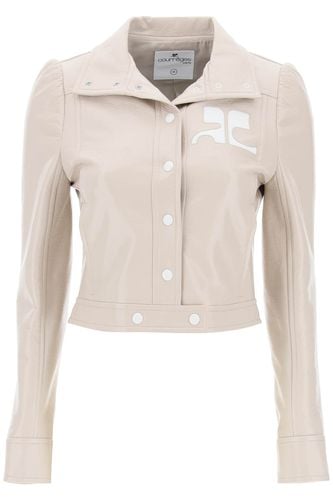 Re-edition Jacket In Coated Cotton - Courrèges - Modalova