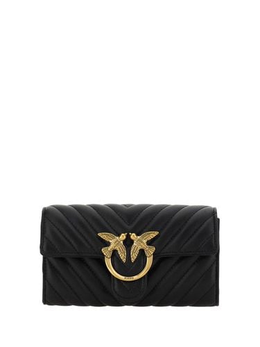 Quilted Love One Chain-linked Wallet - Pinko - Modalova
