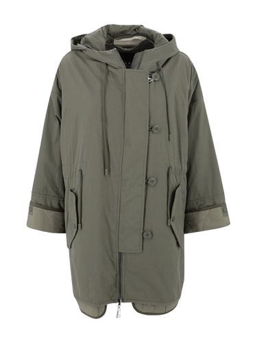 Reversible Cotton Drip-proof Parka - Weekend Max Mara - Modalova