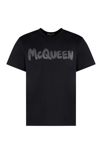 Cotton Crew-neck T-shirt - Alexander McQueen - Modalova