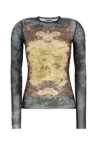 Printed Tulle Top - Jean Paul Gaultier - Modalova