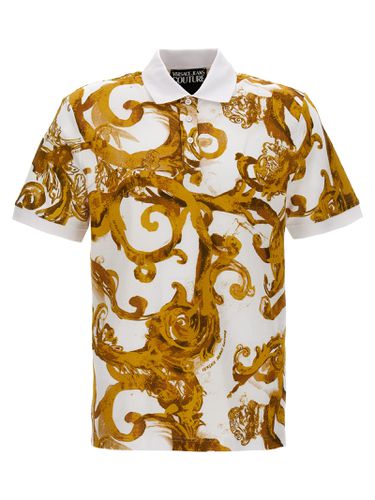 All Over Print Polo Shirt - Versace Jeans Couture - Modalova