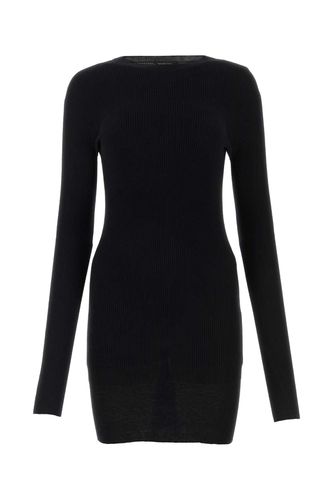 Balenciaga Black Cotton Mini Dress - Balenciaga - Modalova