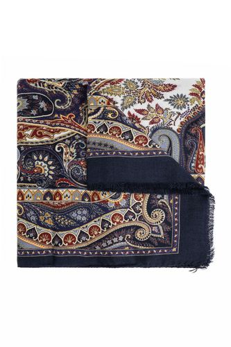 Graphic Printed Frayed Edge Scarf - Etro - Modalova