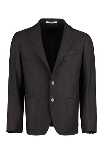 Single-breasted Virgin Wool Jacket - Tagliatore - Modalova