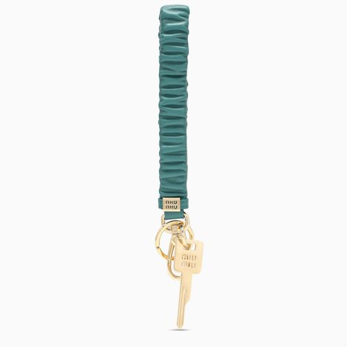 Miu Miu Laguna Leather Key Ring - Miu Miu - Modalova