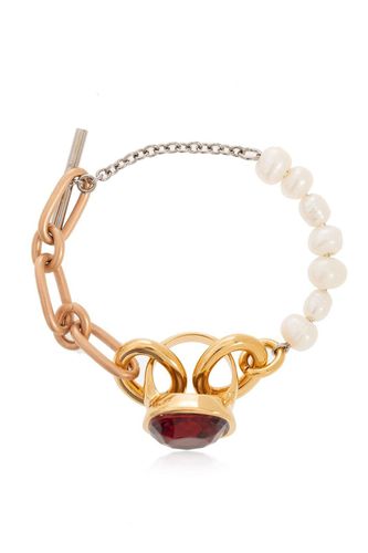 Ring Pendant Chunky Chain Embellished Bracelet - Marni - Modalova