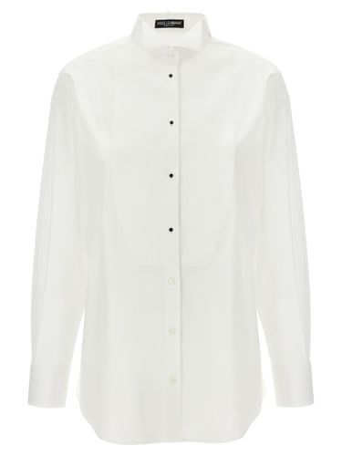 Piquet Plastron Shirt - Dolce & Gabbana - Modalova