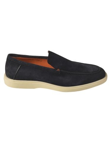 Santoni Slip-on Plain Loafers - Santoni - Modalova