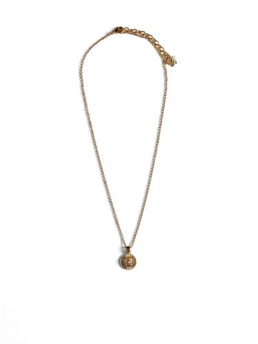 Versace Medusa Gold Brass Necklace - Versace - Modalova