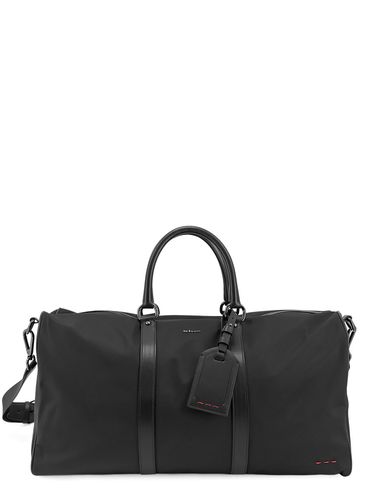 Nylon Duffle Bag With Leather Inserts - Kiton - Modalova