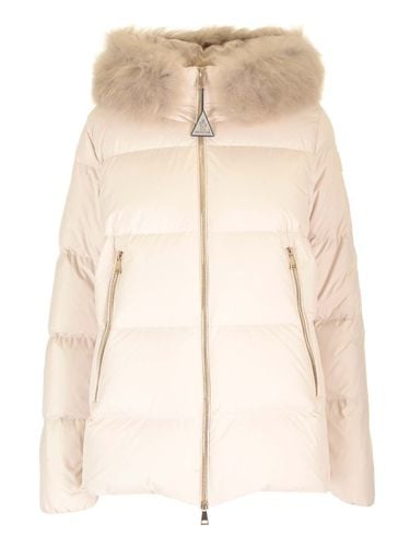 Moncler Laichefur Short Parka White - Moncler - Modalova