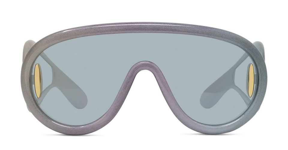 Lw40108i - Holographic Black Sunglasses - Loewe - Modalova