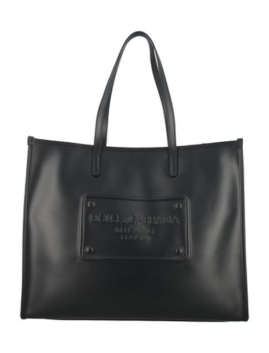 Shopper With Embossed Logo - Dolce & Gabbana - Modalova