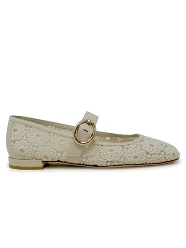 Sk921 Lace Arabella Mary Jane Shoes - Stuart Weitzman - Modalova