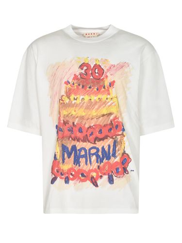 Colored Cake Organic Jersey T-shirt - Marni - Modalova