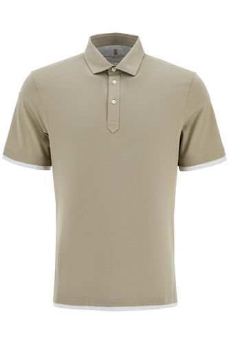 Brunello Cucinelli Polo With Faux - Brunello Cucinelli - Modalova