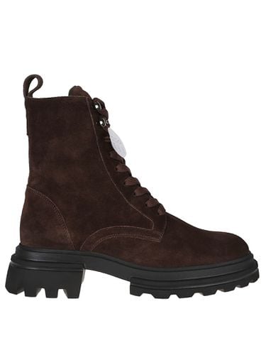 Hogan H674 Combat Boots - Hogan - Modalova