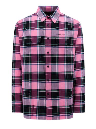 Checked Buttoned Lumberjack Shirt - Givenchy - Modalova