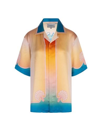 Casablanca Larc Coloré Silk Shirt - Casablanca - Modalova