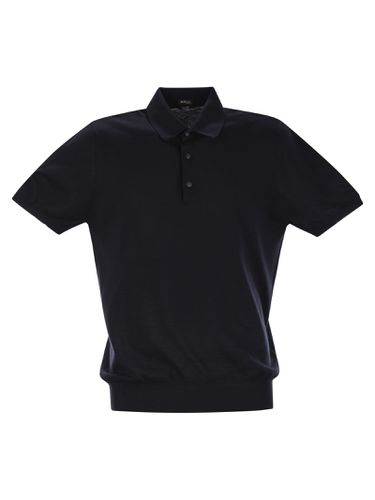 Short-sleeved Cotton Polo Shirt - Kiton - Modalova