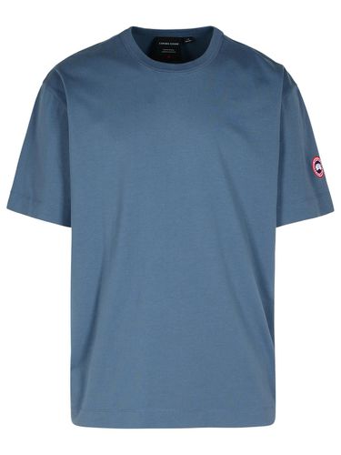 Gladstone Light Blue Cotton T-shirt - Canada Goose - Modalova