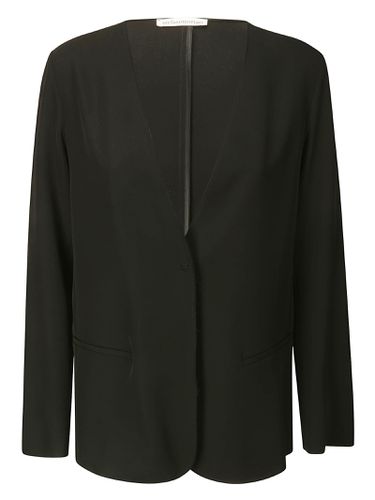 Crepe Jacket - 1 Button - Stefano Mortari - Modalova