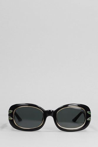 Acetate & Metal Oval Sunglasses - Casablanca - Modalova