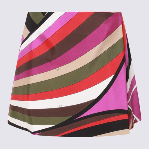 Pucci Multicolor Silk Skirt - Pucci - Modalova